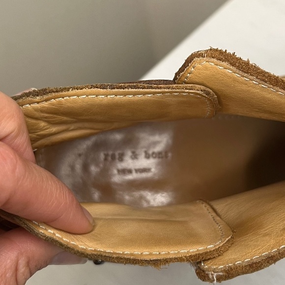 Rag and Bone Harrow Ankle Booties sz 37.5 US 7 - Picture 4 of 14